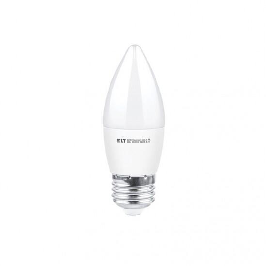 Светодиодная лампа LED Econom C37-M 6W 4000K ELT 0