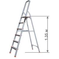Лестница стремянка Metal Tools 6 ступ 17006