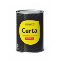 Краска термостойкая антикоррозионная 4 кг Certa до 800С, коричневый матовый RAL 8017