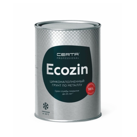 Цинконаполненный грунт по металлу Certa ECOZIN 10 кг 