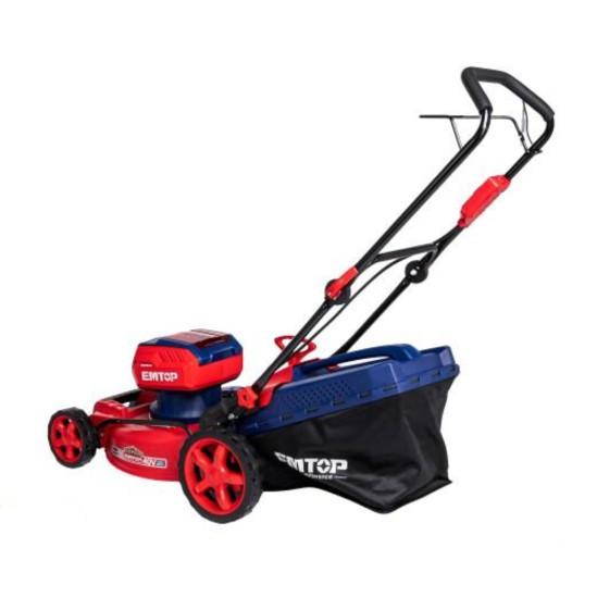 Аккумуляторная газонокосилка  EMTOP ELML20185 1