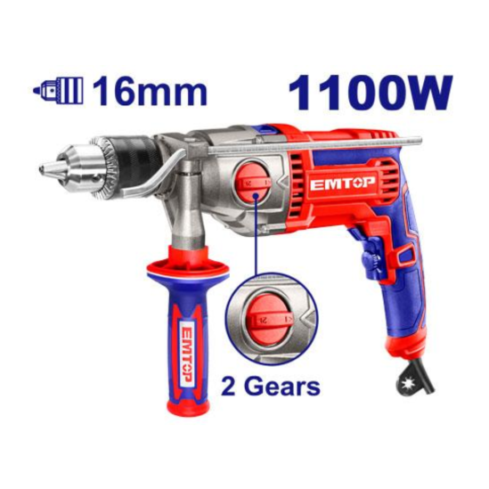 Ударная дрель EMTOP EMDL21101