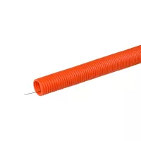Труба гофрированная IEK ПНД d20мм с зондом оранжевая (100м)