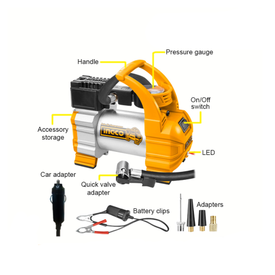 Aвтомобильный компрессор INGCO AAC140 0