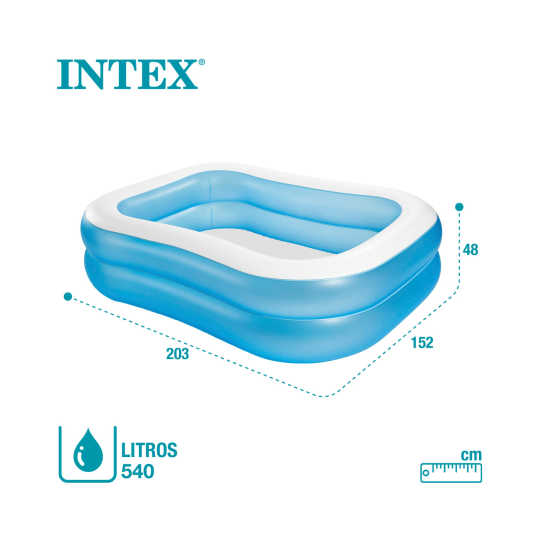 Бассейн надувной INTEX 57180 540л 