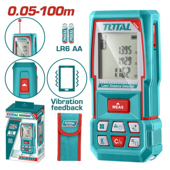 Лазерный дальномер TOTAL TMT51036