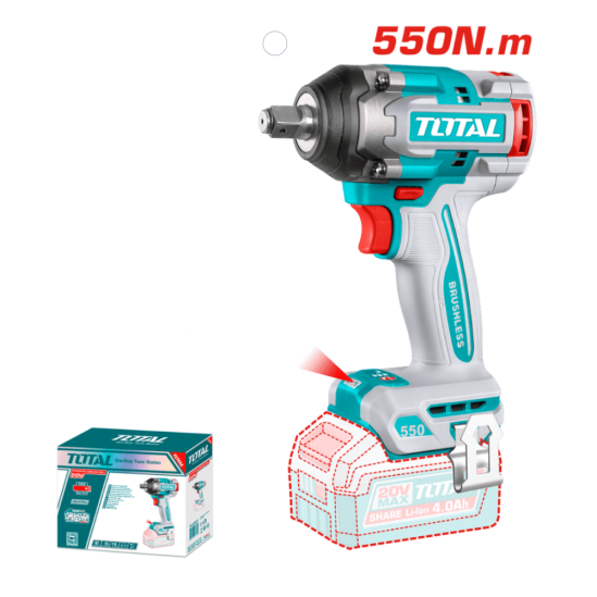 Аккумуляторный гайковерт TOTAL TIWLI20551 0