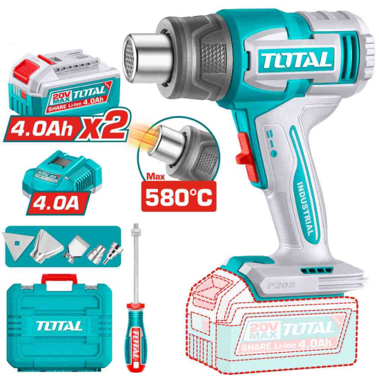Аккумуляторный строительный фен TOTAL TBLI20085 0
