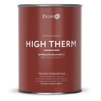 Термостойкий лак для печей и каминов Elcon High Therm бесцветный 0,7мл
