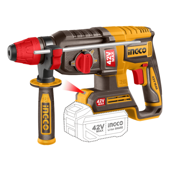 Аккумуляторный перфоратор INGCO CRHLI422682 0