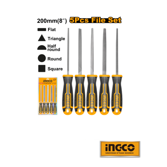 Набор напильников INGCO HKTFS0508