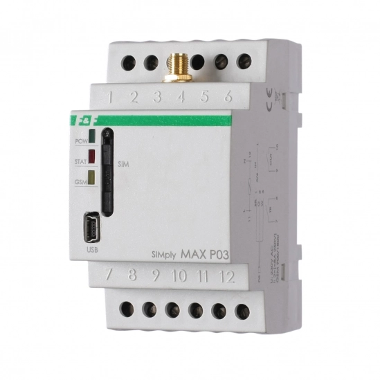 Реле управления по GSM F&F SIMply MAX P03