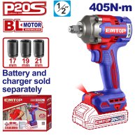 Аккумуляторный гайковерт EMTOP ECIWL20451