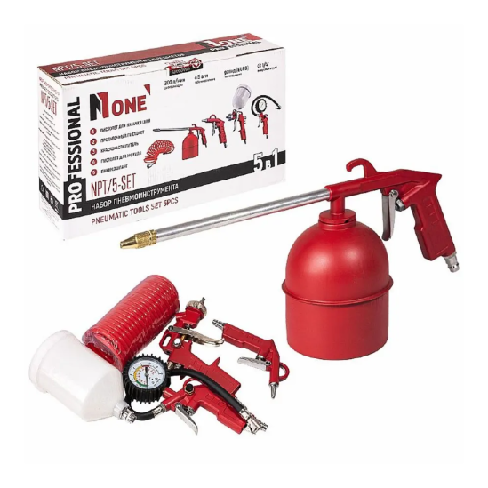 Набор пневмоинструмента Number One NPT/5-SET