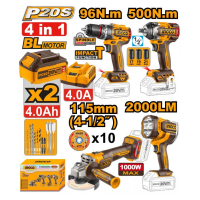 Набор аккумуляторных инструментов INGCO COSLI241292