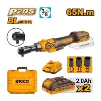 Аккумуляторный храповой гайковерт INGCO CDRLI2065292 20 В