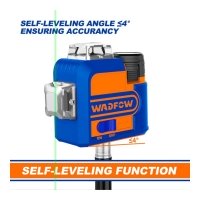 Аккумуляторный лазерный нивелир 3D WADFOW WLE8M12
