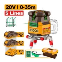 Аккумуляторный лазерный уровень INGCO HLL3053085 20 В