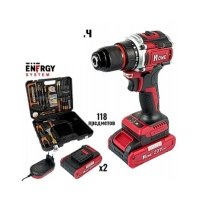 Шуруповерт аккумуляторный бесщёточный NUMBER ONE CDI20/2.0-PRO-BR-2B ONE ENERGY