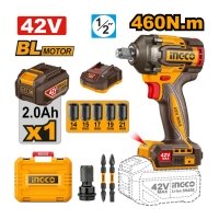 Аккумуляторный ударный гайковёрт INGCO CIWLI42461 42 В