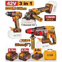Набор аккумуляторных инструментов INGCO COSLI260681
