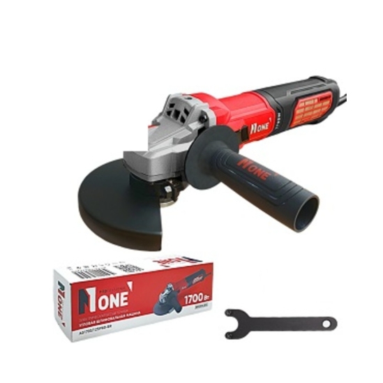 Углошлифовальная машинка УШМ бесщеточная NUMBER ONE AG1700/125PRO-BR