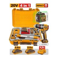Набор аккумуляторных инструментов INGCO HLL260467 20 В 3 предмета
