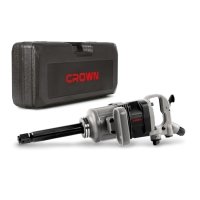 Пневматический ударный гайковерт CROWN CT38085