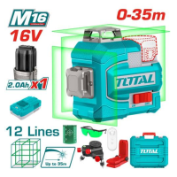Аккумуляторный 3D лазерный уровень TOTAL TLL301201