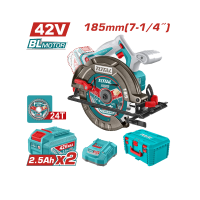 Аккумуляторная циркулярная пила TOTAL TSLI4218512 42В