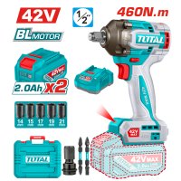 Аккумуляторный гайковерт TOTAL TIWLI42462 42В