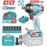 Аккумуляторный гайковерт TOTAL TIWLI42602 42В