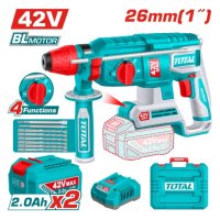 Аккумуляторный перфоратор TOTAL TRHLI422682 42В